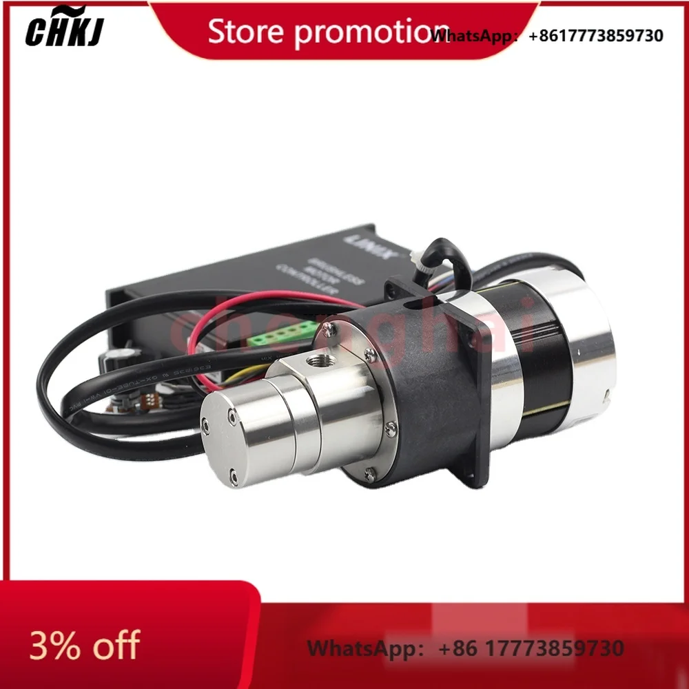 

CHKJ-2025NEWHigh Quality Low Price DC 24v 50W Low Pressure 20bar Water Pump Hot Oil Pumps Chemical Transfer Micro Pump for Sale