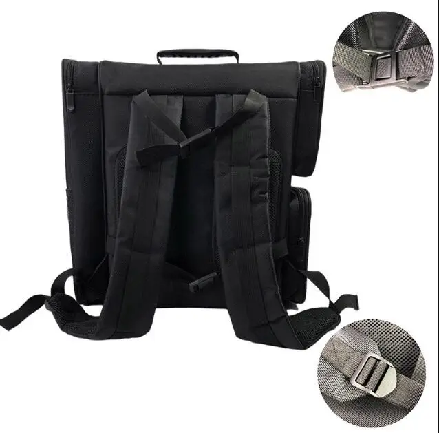 Imagem -05 - Mochila Cosmética Profissional para Mulheres Caixa de Ferramentas de Maquiagem Portátil Travel Bolsa Beauty Organizer