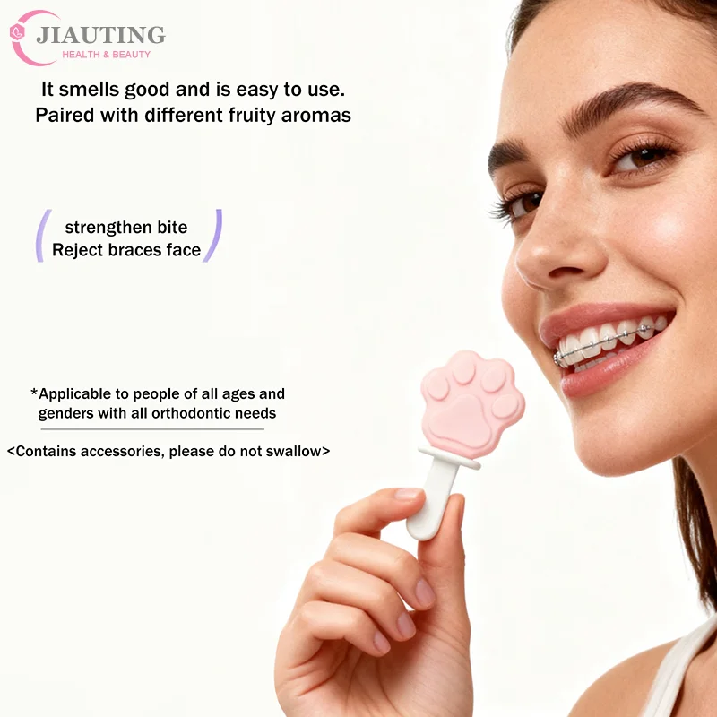 

Cat Paw Shape Dental Aligner Chewies For Invisalign Aligner Retainer Chewies Silicone Teeth Stick Bite Tooth Chew Aligner Dental