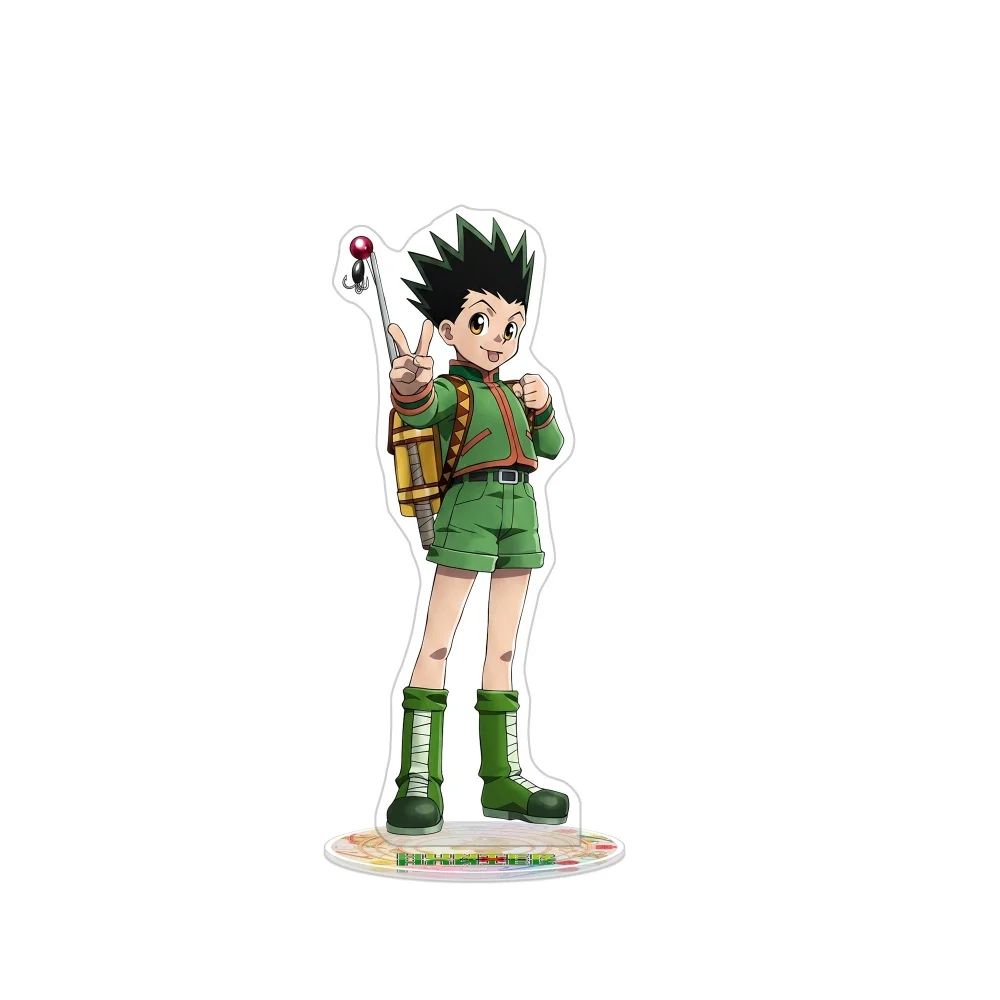 Hunter X Hunter Acrylic Stand Keychain Gon Killua Kurapika Hisoka Chrollo Anime Figure Desktop Decor Custom Gift