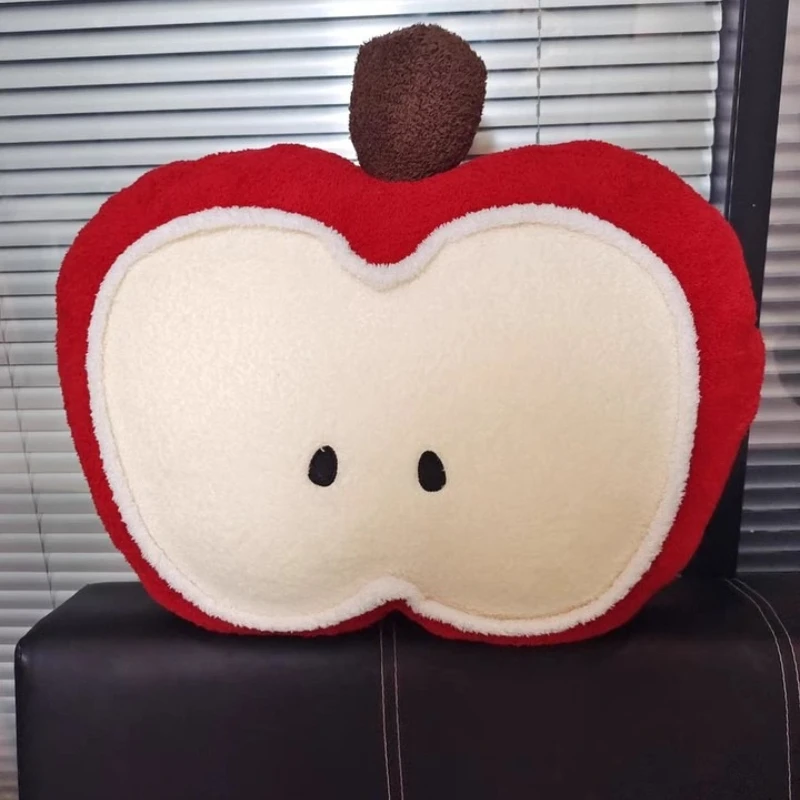 

55cm Apple Cotton Plush Toys Cute Apple Sofa Pillow Doll Living Room Decoration Sleeping Pillow Children Birthday Christmas Gift