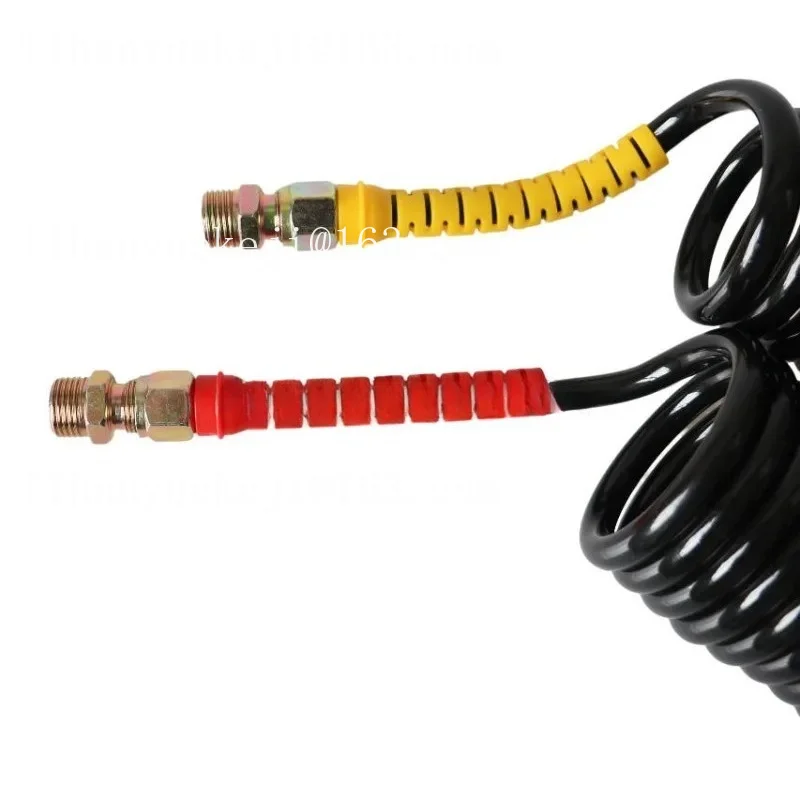 2026Factory direct saleHigh quality truck air brake coil hose PA flexible spiral coil hose for trailersSuitable for trailers