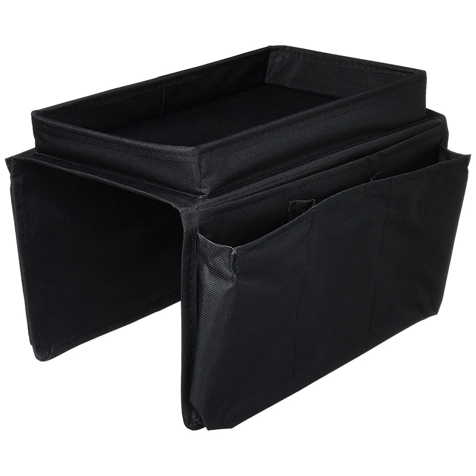 Sofa Storage Bag Living Room Sofa Armrest Organizer Durable Oxford Cloth Material Remote Control, Cell Phone, Book Storage