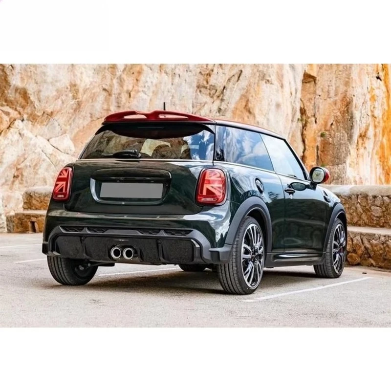 Body Kit Fit for F55/F56/F57 2021 Year up Upgrade to 2022 JCW pp Material Front Bumper Rear Bumper  Exhaust Tips Car Accessories