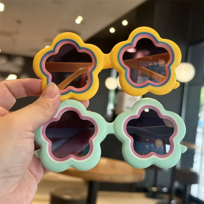 

Cute Children's Girls Flower Sunglasse Toddler Boys Girls Sunglasses Cute Flower Sunglasses for Photography Kids Accessories