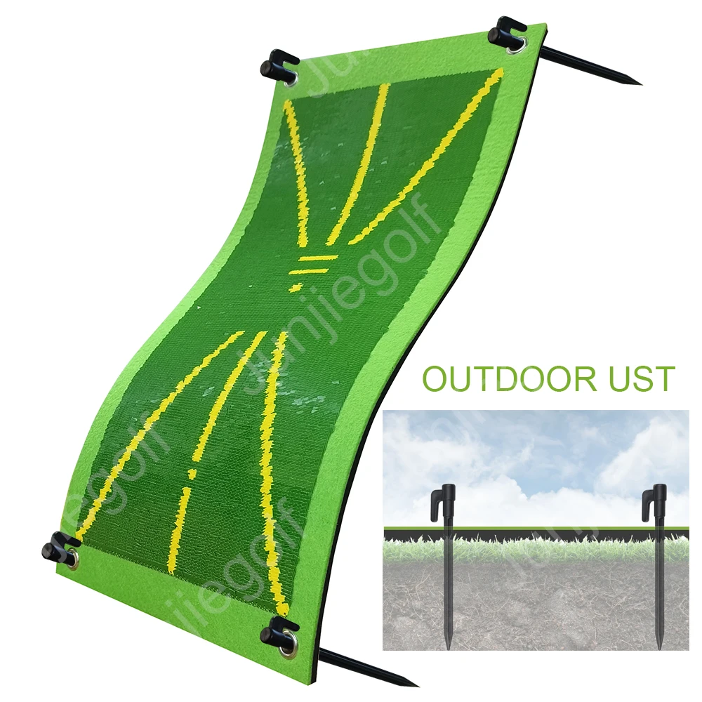 Golf Training Mat For Swing Detection Batting Ball Trace Detection Mat Swing Path Pads Swing Practice Pads Golf Gifts