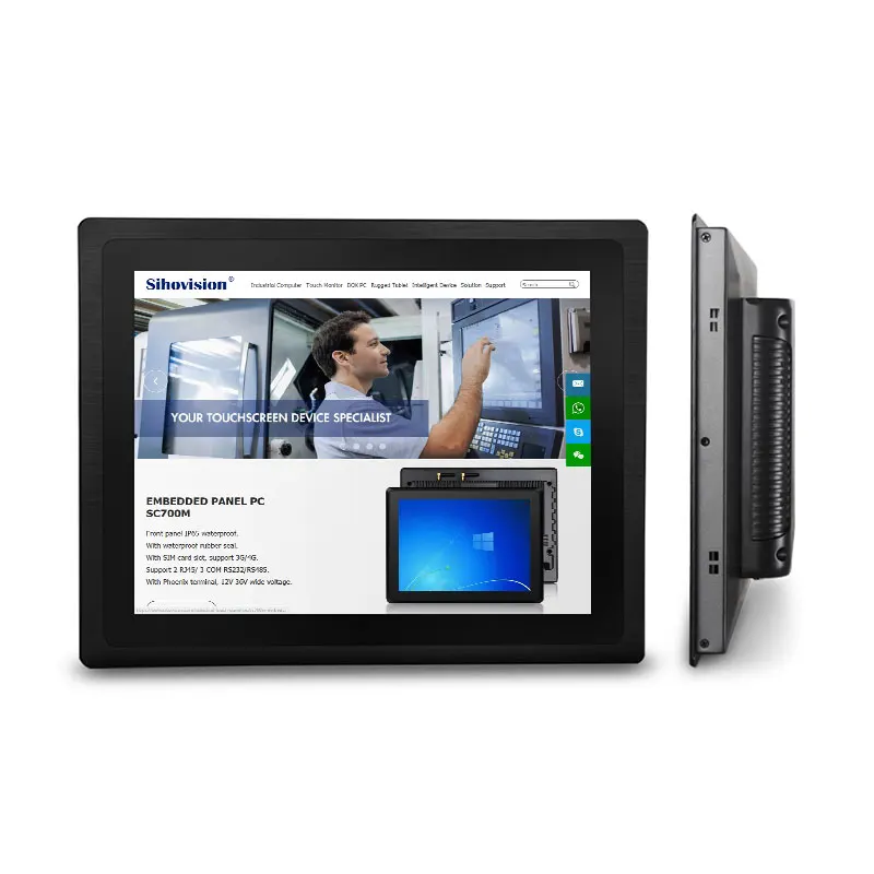 17 Inch LCD Panel 10 Points Capacitive Touch Screen Monitor