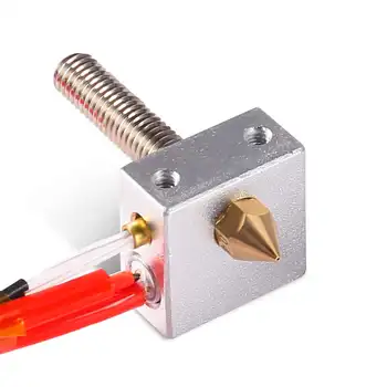 DIY熱端套件噴嘴MK8擠出機喉部加熱器1.75mm/0.4mm擠出機加熱塊適用於Raprep i3 Anet A2 A8 3D列印機配件 10 最佳銷售 mk8 熱端 - №9