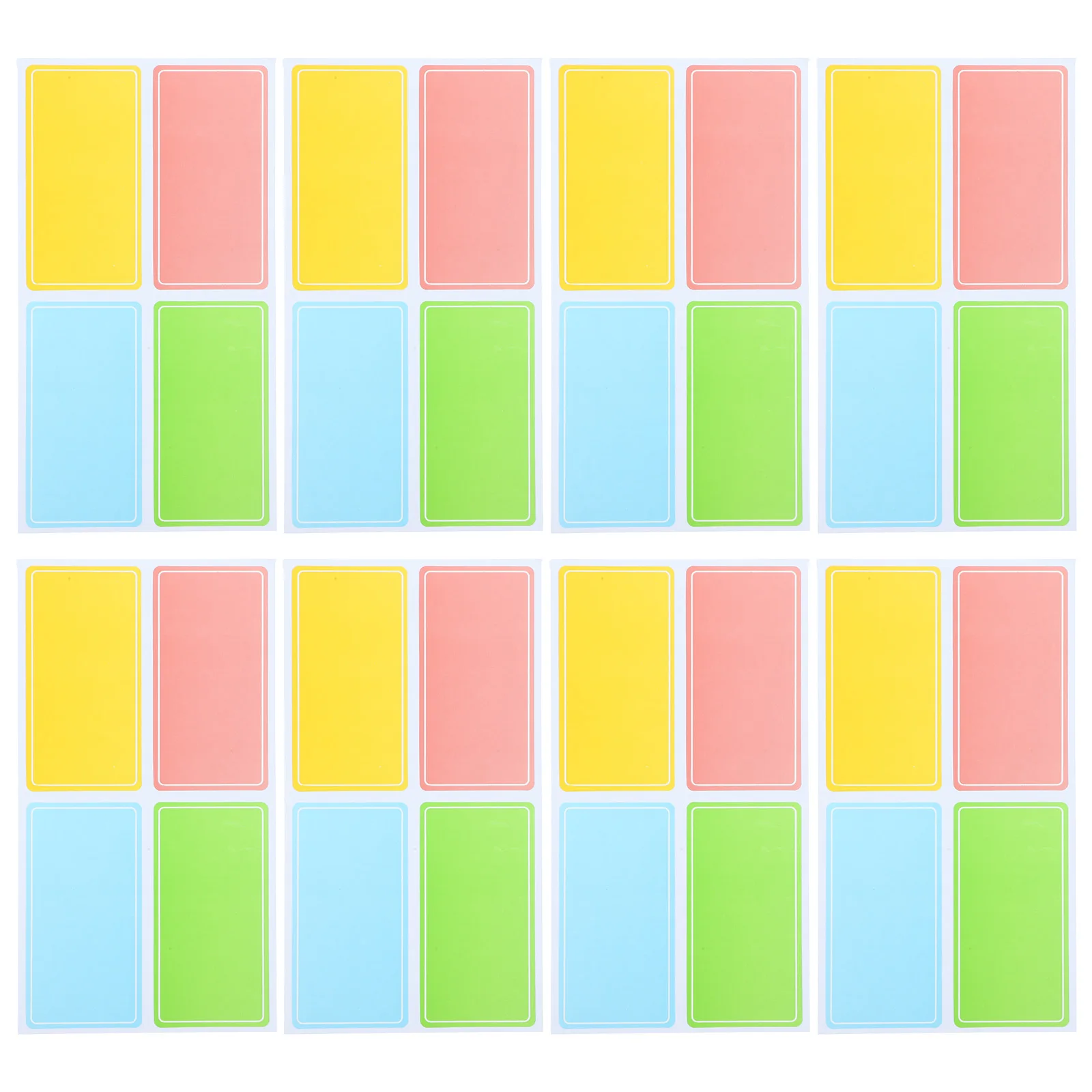 

120 Pcs Multipurpose Color Label Stickers Sticky Tabs School Labels for Printer