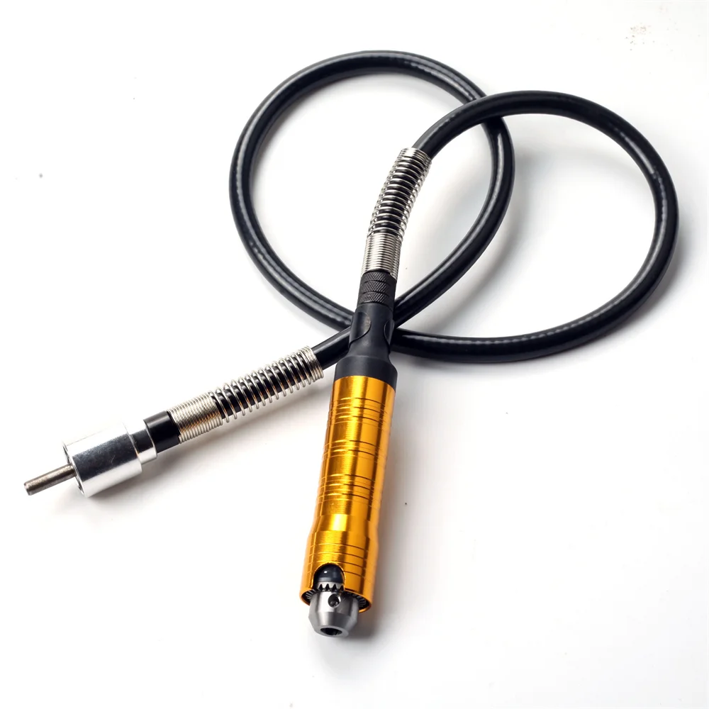 Imagem -02 - Anexo de Rebarbadora Rotativa Eixo Flexível Mandril Handpiece para Furadeira Elétrica Elétrica Ferramenta Dremel 0.36.5 mm