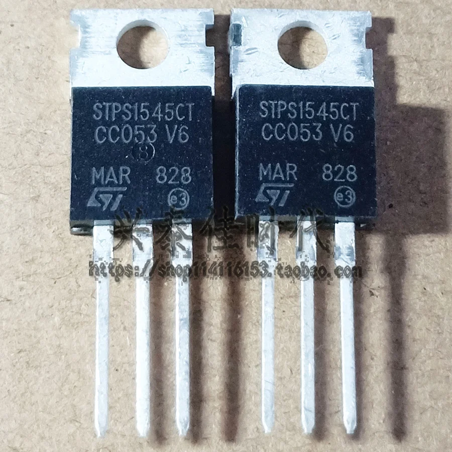

Оригинальный новый 5 шт./STPS1545CT 15A/45 В TO-220