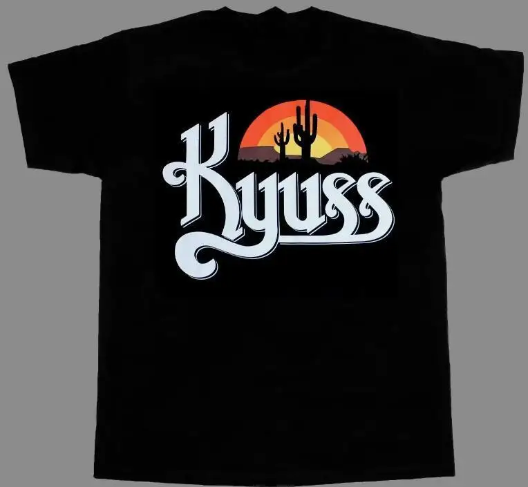 Rare! KYUSS Band WIDOW STONER ROCK Cactus T shirt Black