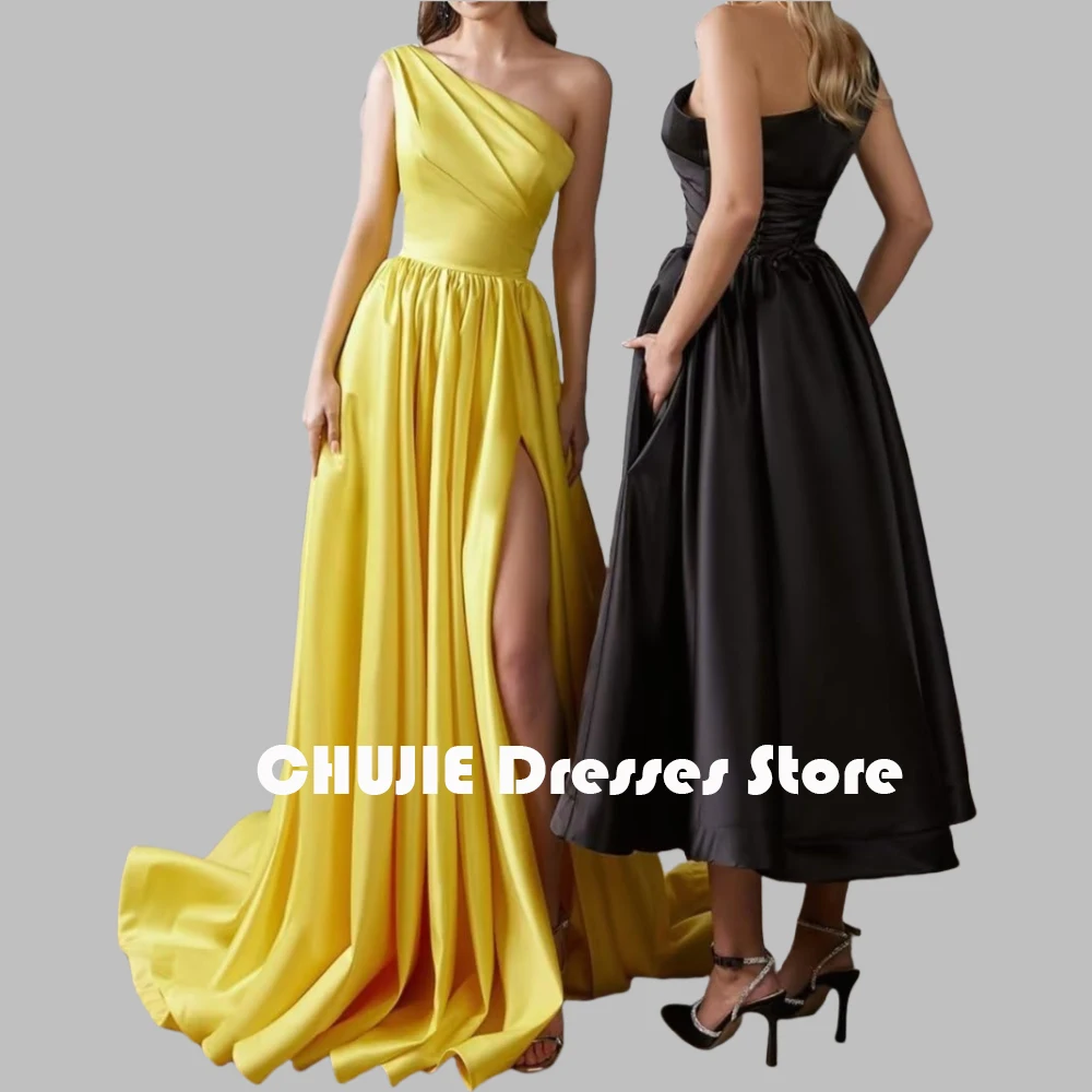 Schwarzes, schulterfreies, knielanges Kleid für die Brautmutter für Frauen, Abschlussball, Ballkleider, maßgeschneidertes Hochzeits-Party-Abendkleid