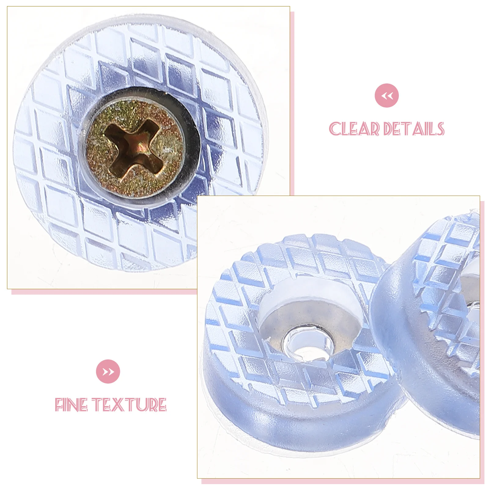 

20Pcs Non-Slip Rubber Furniture Feet Anti-Slip Chair Legs Soft Floor Protectors Noise Reduction Multipurpose Furniture Legs