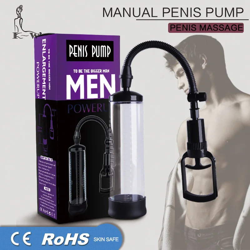 Erotic Acrylic Penis Trainer Penile Endurance Trainer Dick Exerciser Vacuum Pump BDSM Masturbator Sex Toy For Man Adult Toys 18+