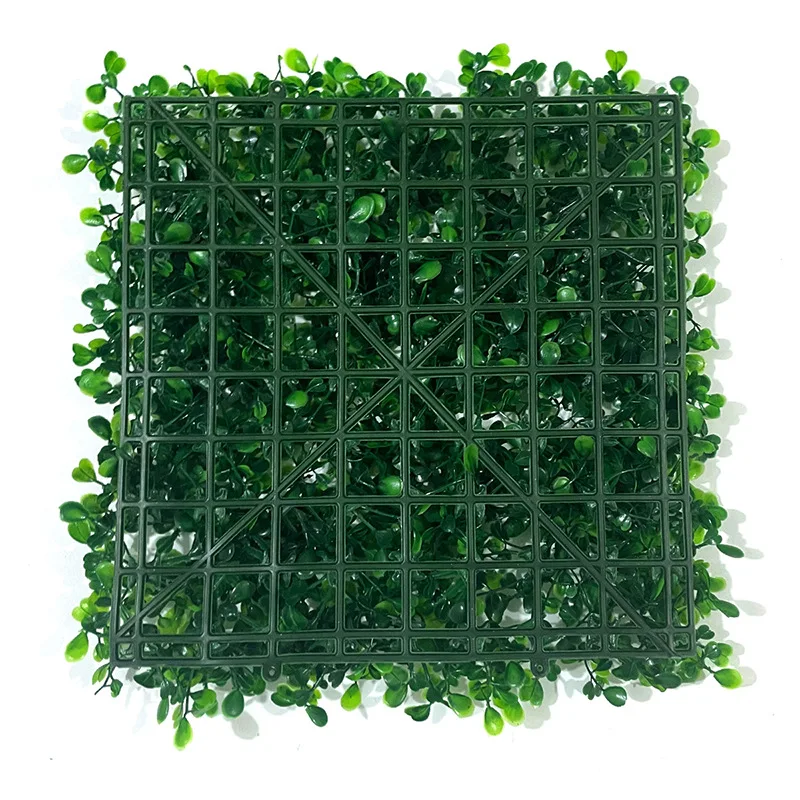 4pcs Artificial Plants Grass Wall Panel Boxwood Hedge Greenery UV Protection Green Decor Privacy Fence Backyard Screen Wedding