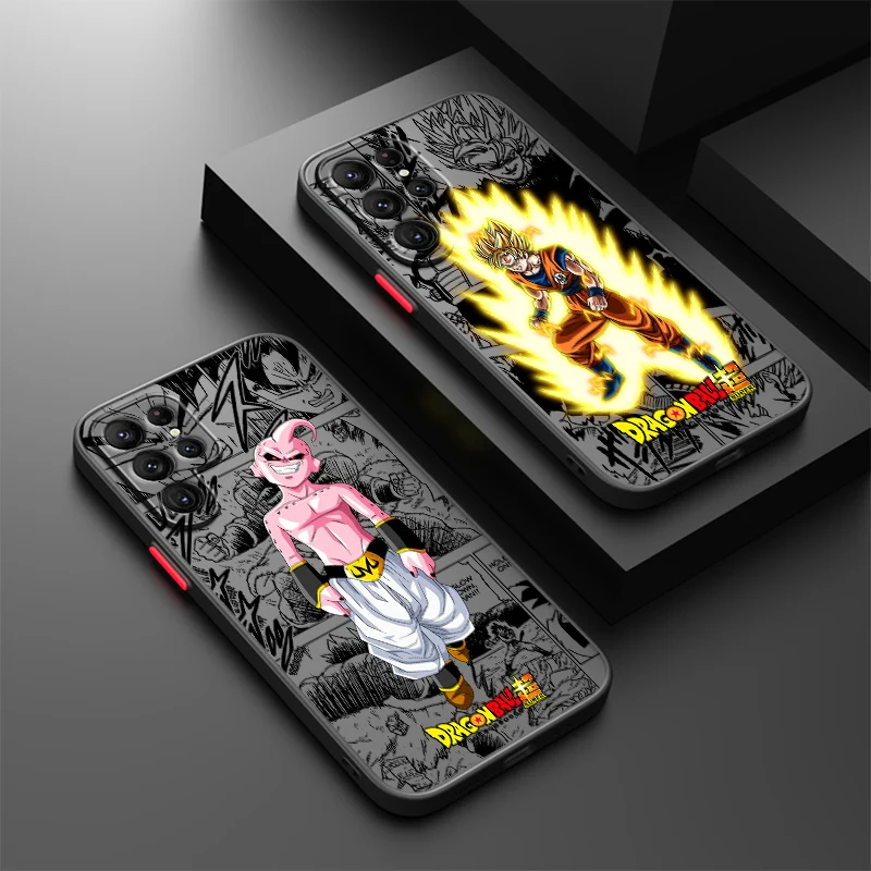 Dragons Balls Turtle Immortal For Samsung S24 S23 S22 S21 S20 S10 FE Note 20 10 Ultra Lite Plus Frosted Translucent Phone Case