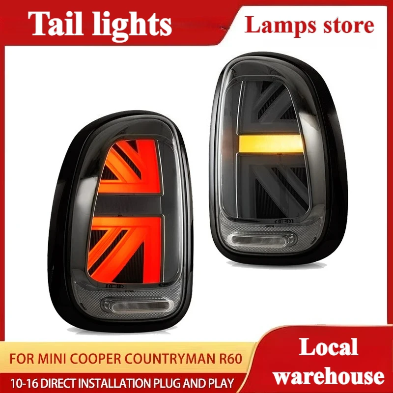Feux arrière LED pour Mini Cooper Countryman R60 2010-2016, éclairage de bienvenue dynamique, clignotants séquentiels, ensemble de feux arrière