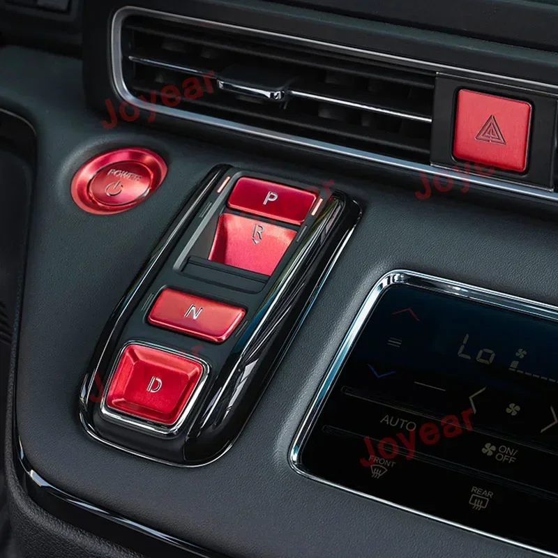 

For Honda Odyssey 2022-2025 Car Electronic Handbrake Gear Switch Aluminum Frame One-button Start Cover Interior Accessories
