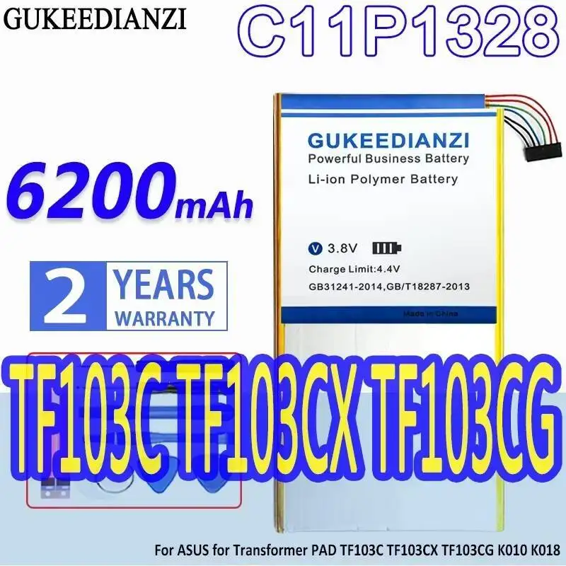 

C11P1328 для Asus Transformer Pad TF103C TF103CX TF103CG K010 K018 Батарея планшета 6200 мАч Высокая совместимость