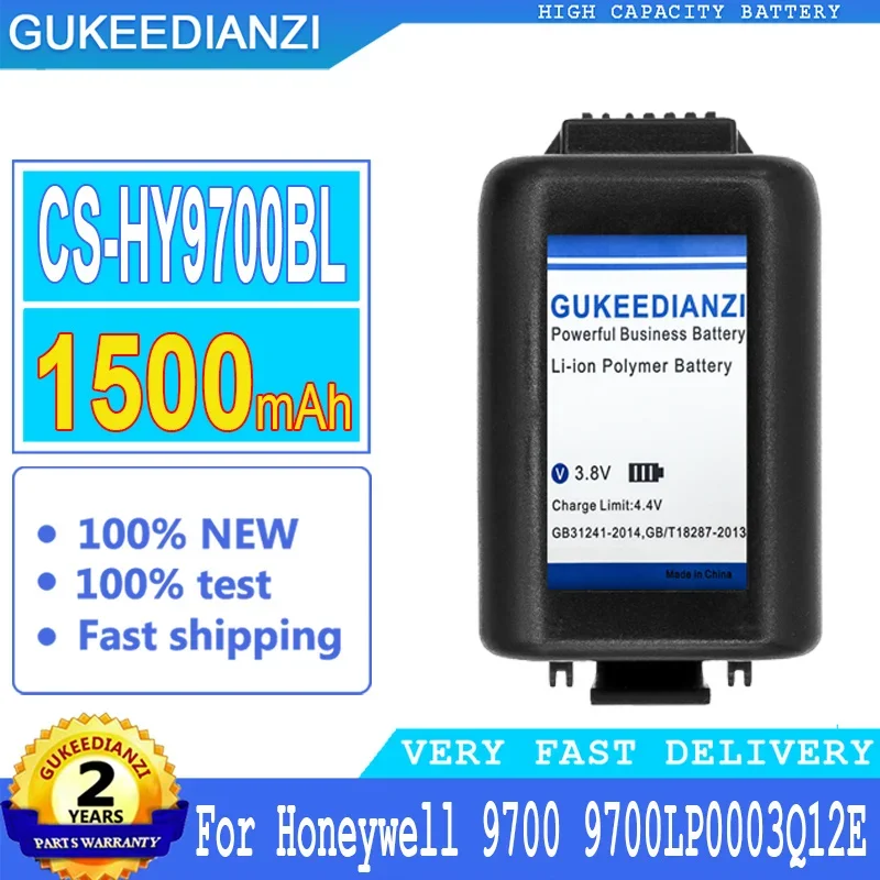 

1500mAh GUKEEDIANZI Battery CS-HY9700BL For Honeywell 9700-BTEC 9700-BTEC-1 9700LP0003Q12E 9700LPWGC3N11E For Dolphin 9700