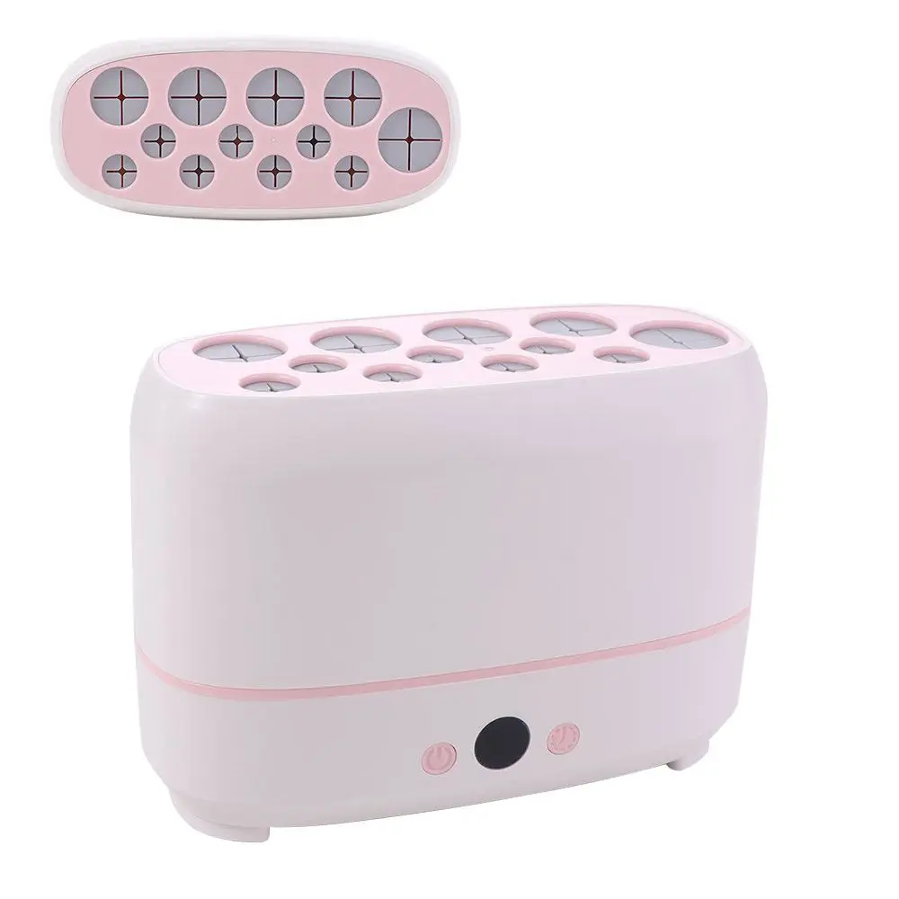 Automatic Electric Cosmetic Brush Drying Machine Fast Dryer 12 Holes Makeup Brushes Dryer Cleaner Visible