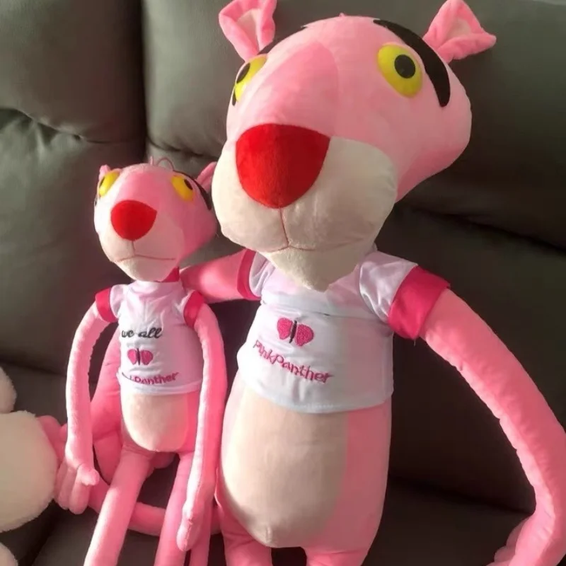 ตุ๊กตาเสือดาวสีชมพูน่ารัก ขนาด 60 ซม.~180 ซม. ของเล่นตุ๊กตาผ้ากำมะหยี่นุ่ม ของเล่นเด็ก ของขวัญคริสต์มาส