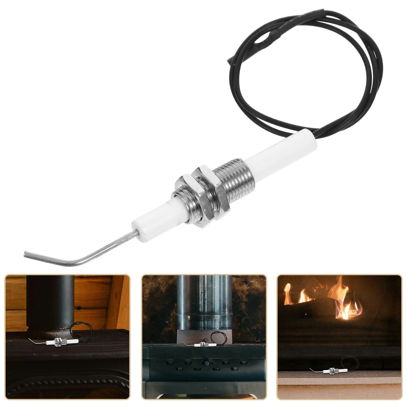 

2Pcs Gas Grill Igniter Needle Replacement Ceramic ABS Copper High Temperature Resistant for Outdoor Bbq Kitchen Gas Stove