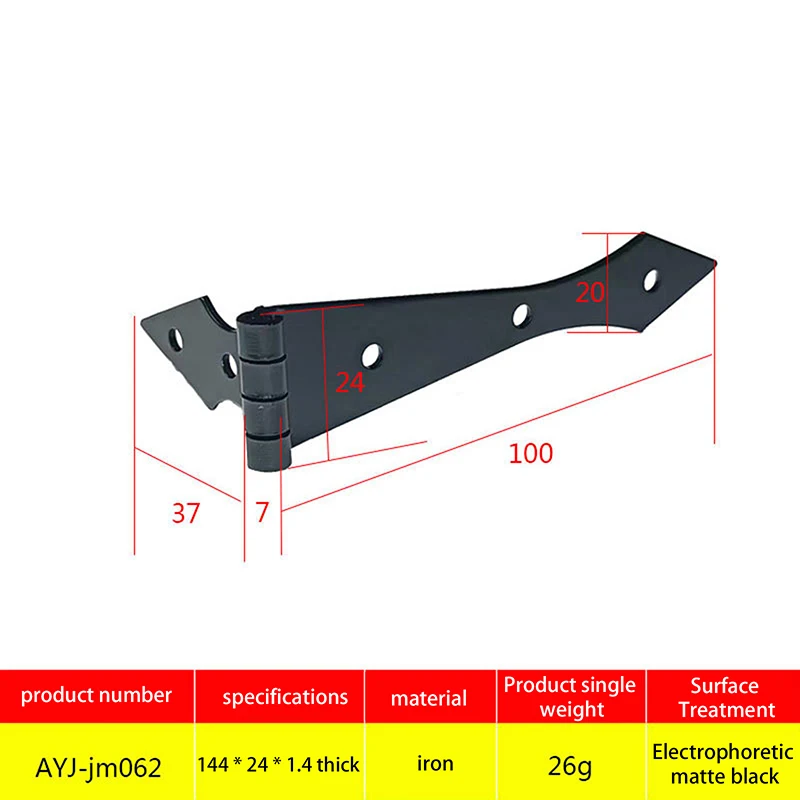 

2Pcs/Set Iron Hinges for Cupboard Door Furniture Hardware Hand Tool Parts Hinge For Cabinet Door Durable Hardware Accessories