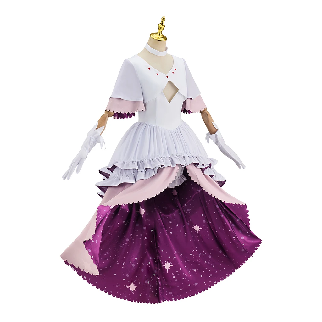 Kaname Madoka Cosplay Costume Magical Girl Kaname Madoka  Goddess Dress Suit Full Set Halloween Party Uniform - view 2