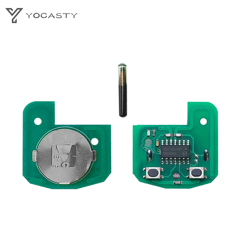 YOCASTY Remote Car Key Fob per Chevrolet Aveo 2009 2010 2011 2012 2013 2014 2015 2016 433.92MHz FSK ID48 Chip CE0678 RK950EUT