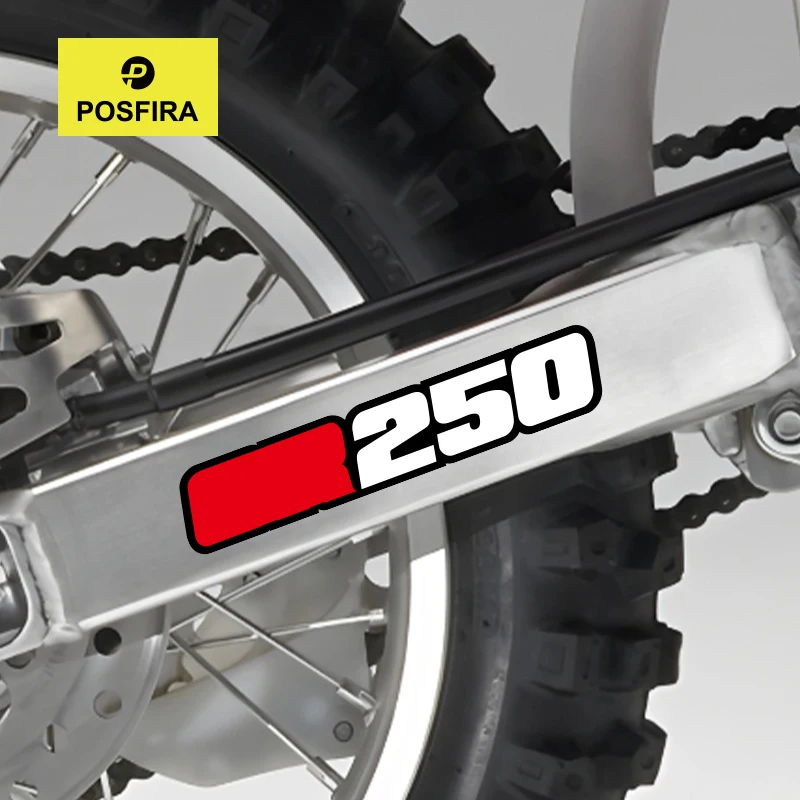 

POSFIRA Motorcycle Swingarm Sticker Vinyl Decals for Honda CR250 CR 250 Motorbike Swing Arm Decoration Accessories