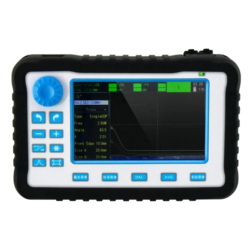 Portable Digital Ultrasonic Flaw Detector 0~10000mm Metal NDT Equipment Industry Non-destructive Testing Linear Machine Sensor