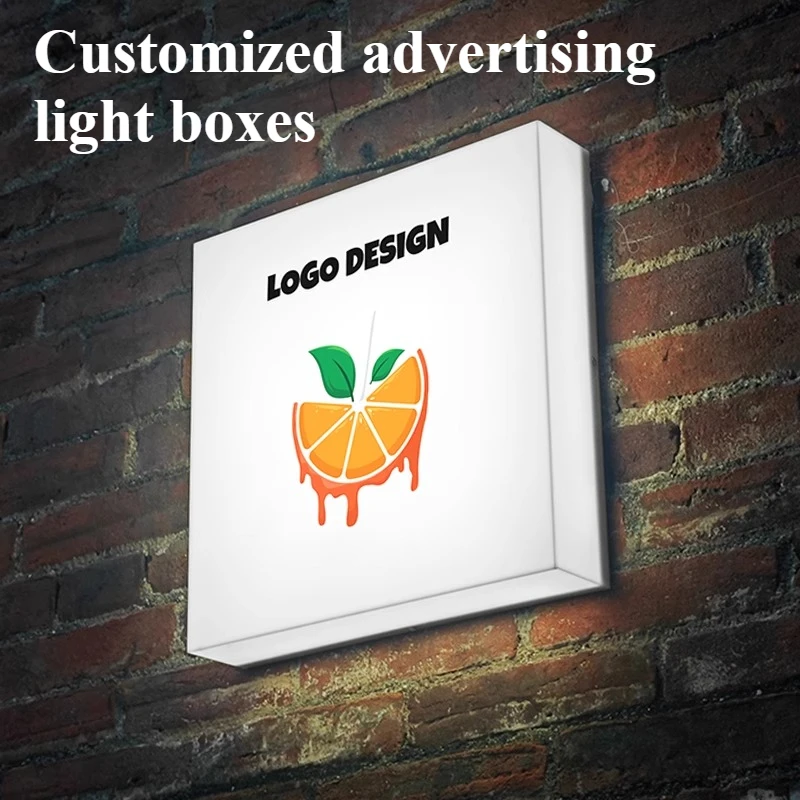 

Акриловые рекламные щиты для лайтбокса, полностью освещенные вывески для магазинов, вывески для витрины магазина, изготовленные на заказ надписи с подсветкой на открытом воздухе