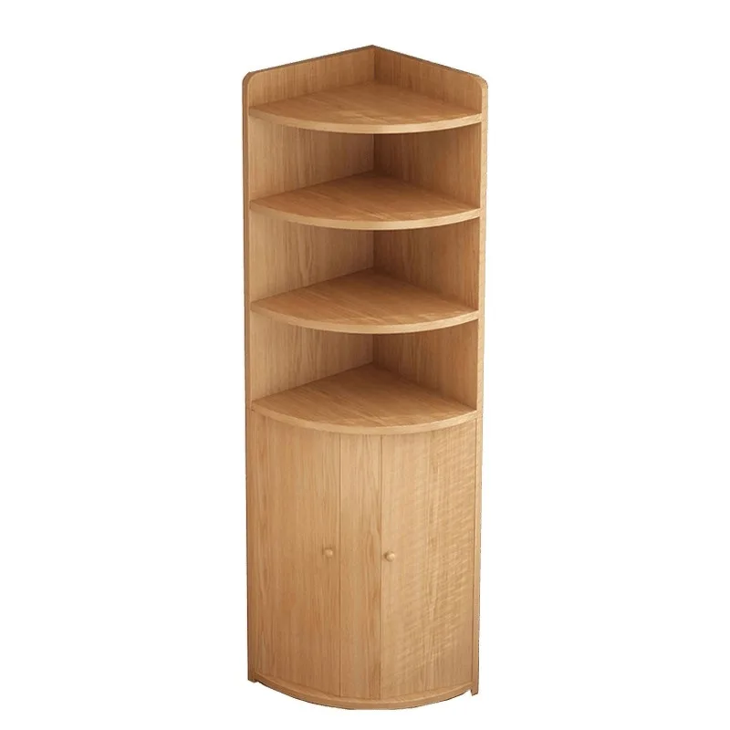 HYS Corner Cabinet Corner Triangle Shelf Living Room Bedroom Corner Storage Side Cabinet