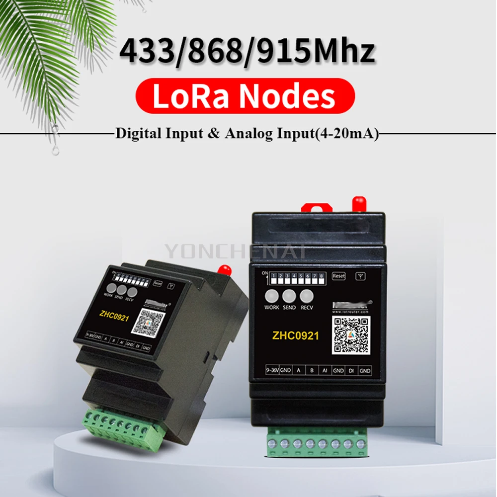 433/868/915MHz 4-20mA Lora-Knoten mit digitaler Eingangs sender-und Empfänger fernbedienung