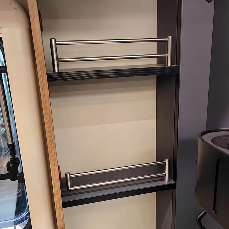 1Set 1pc RV Cabinet Fence-Prevents Items from Falling Metal Structure Compatible with Various RV Models