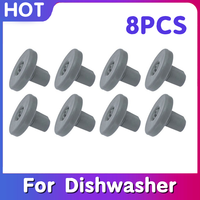 8Pcs/Set Basket Rollers For Dishwasher Wheels Lower Basket Wheel For AEG Electrolux FAVORIT Zanussi Dishwasher Wheel