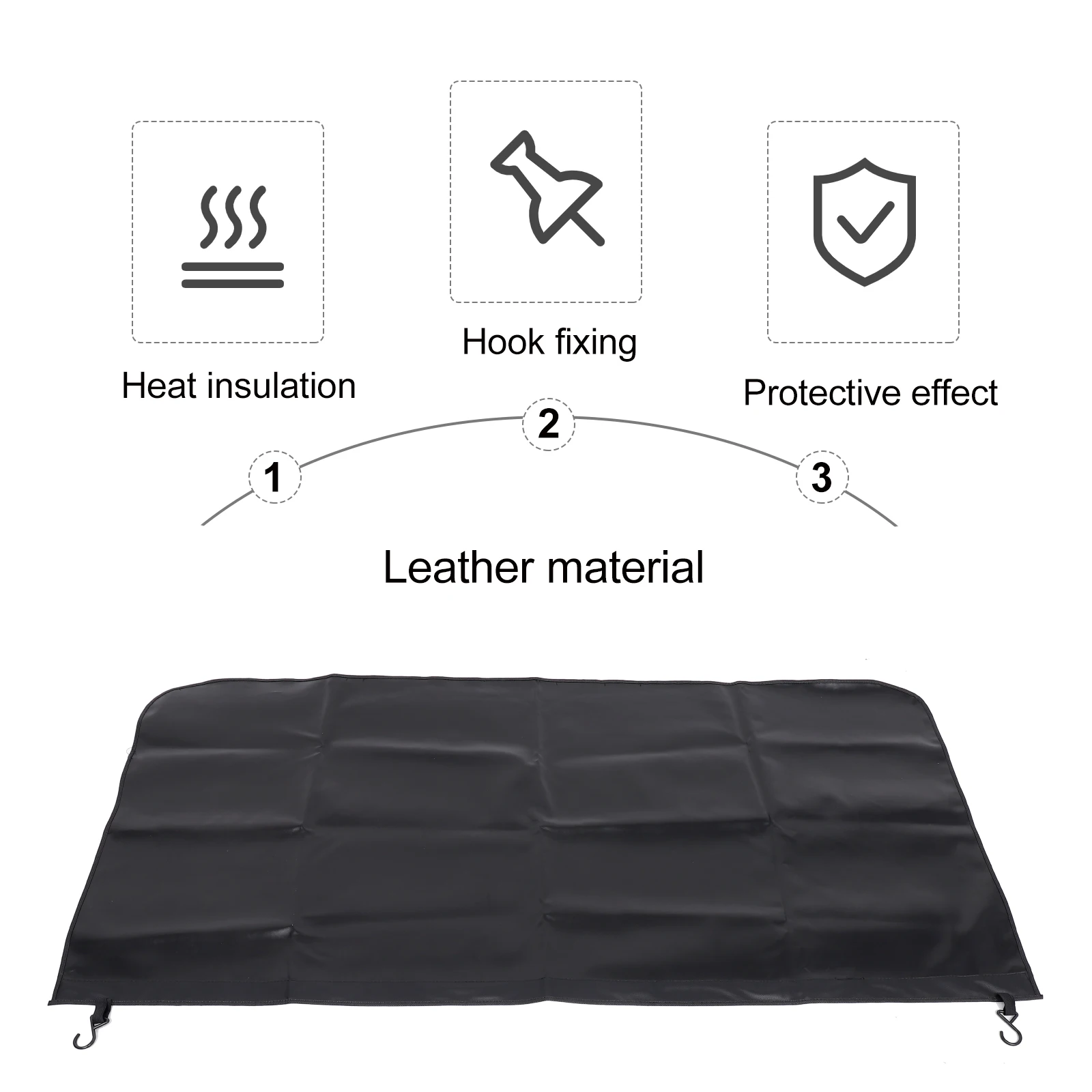 

1 Set Magnetic Car Body Protector Mat Foldable Durable Cover For Auto Repair Scratch Heat Resistant Strong Magnet Hooks Leaves