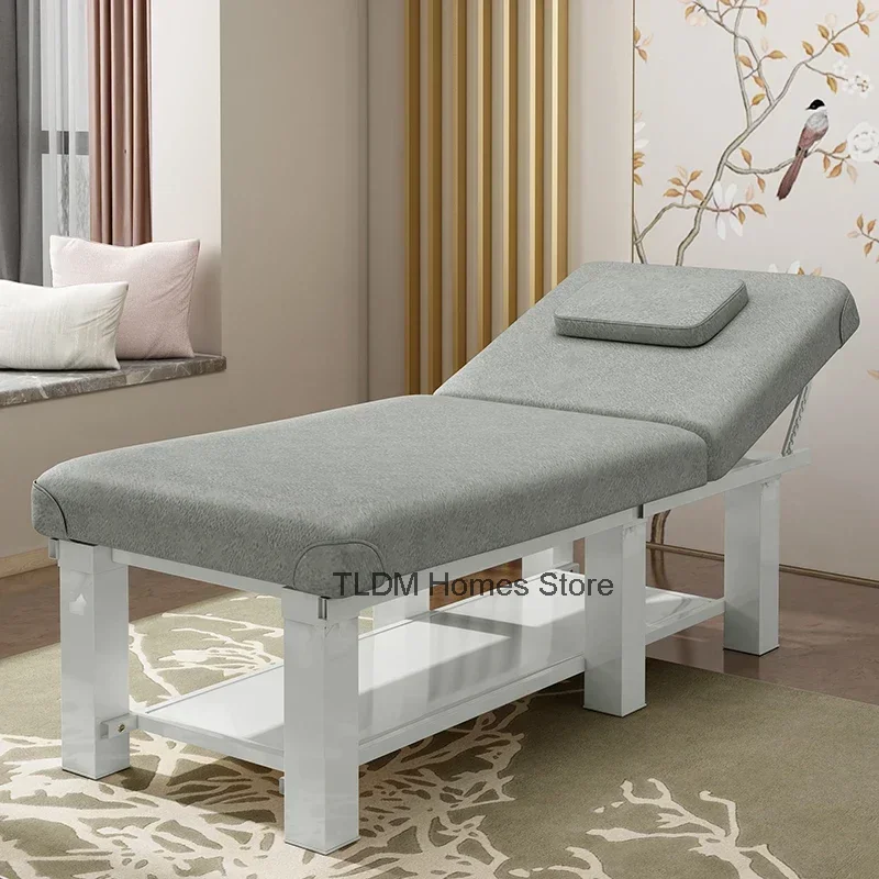 Bed for Aesthetic Medicine Put Eyelashes Folding Stretcher Multifunctional Massage Spa Pedicure Chair Lashes Table Professional