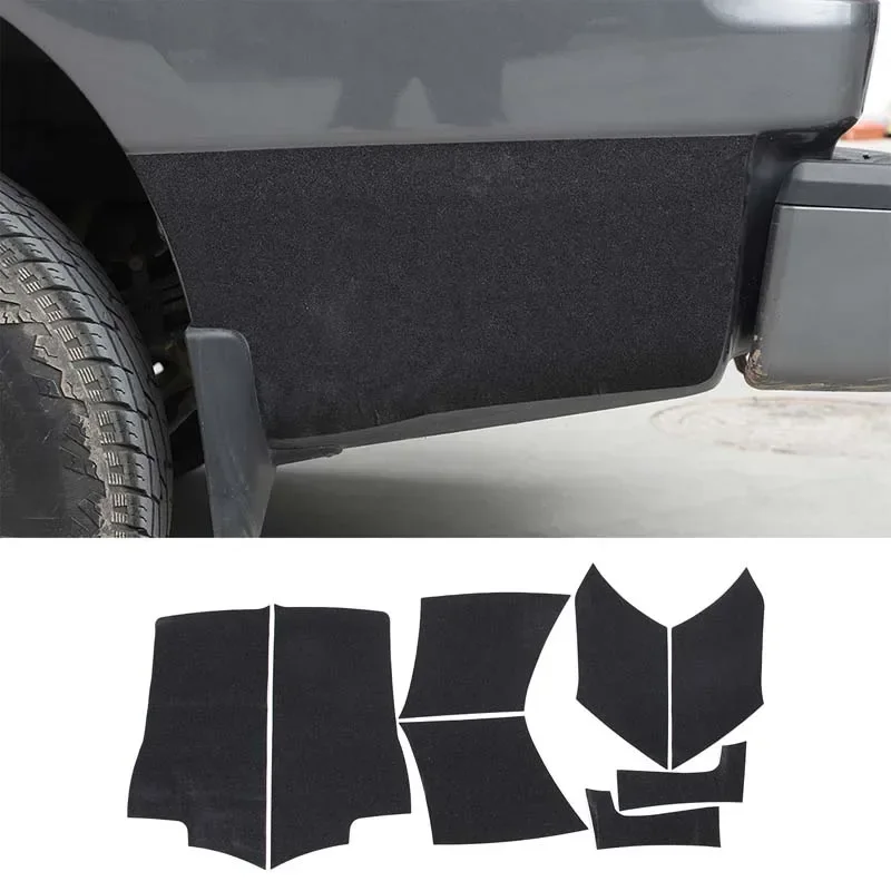 For Nissan Titan 2016-2023 PVC Black Car Wheelbrow Scratch Resistant Sticker Trim Cover Car Accessories