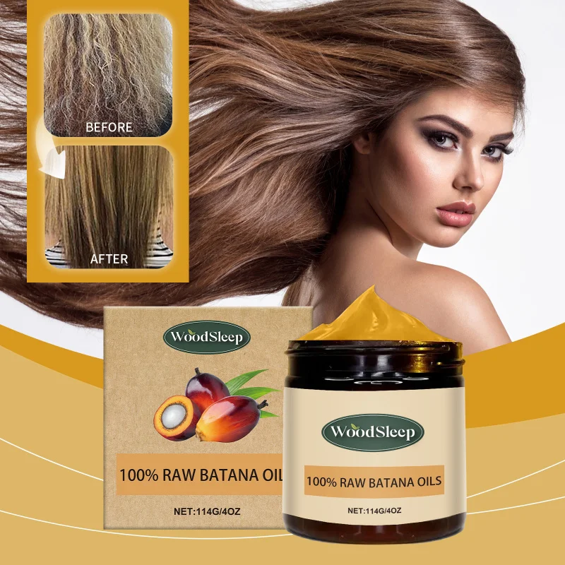 

Batana Oil Hair Treatment - Nourishing Scalp & Hair Cream - Moisturizes Dry Frizzy Hair - Soothes & Strengthens