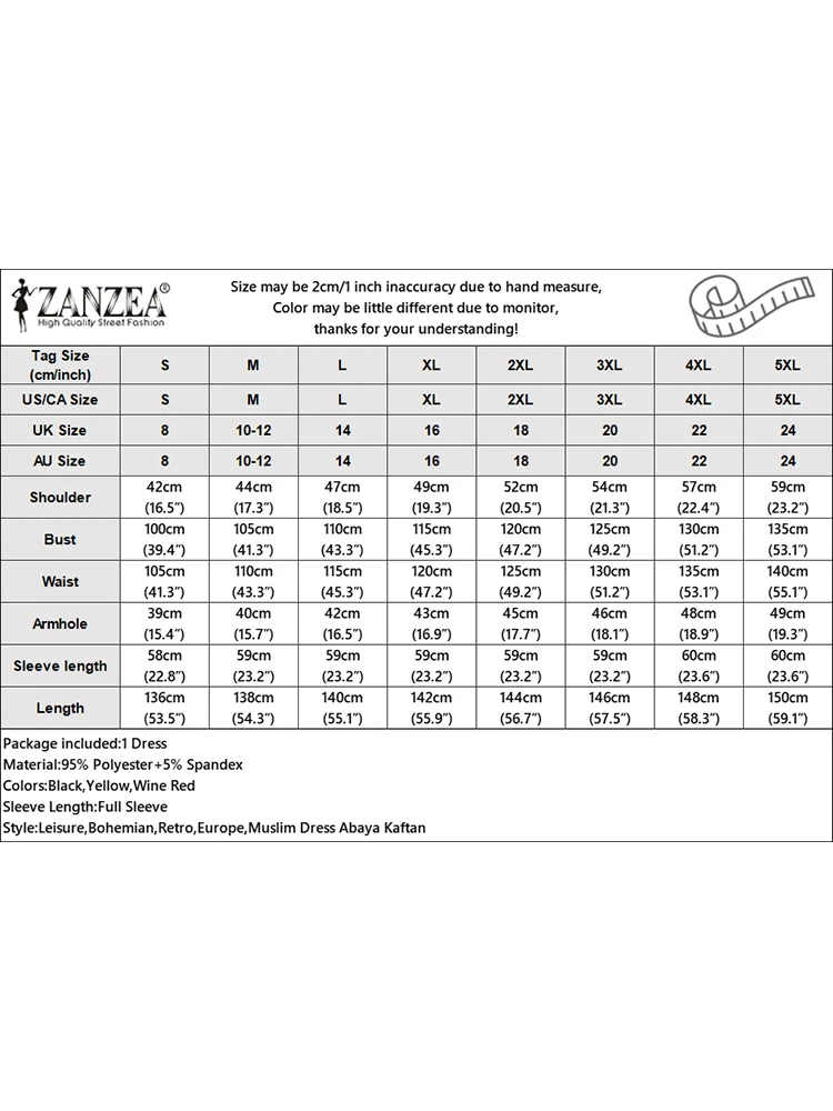 Frauen Elegante Langarm Patchwork Maxi Kleider 2023 ZANZEA Herbst Muslimischen Abaya Robe Femme Sommerkleid Dubai Hijab Kleid Kaftan