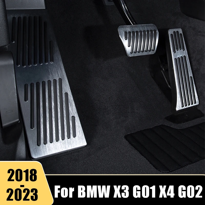 

For BMW X3 G01 X4 G02 IX3 G08 2018-2021 2022 2023 Aluminum Car Foot Pedal Fuel Accelerator Footrest Brake Pedal Accessories