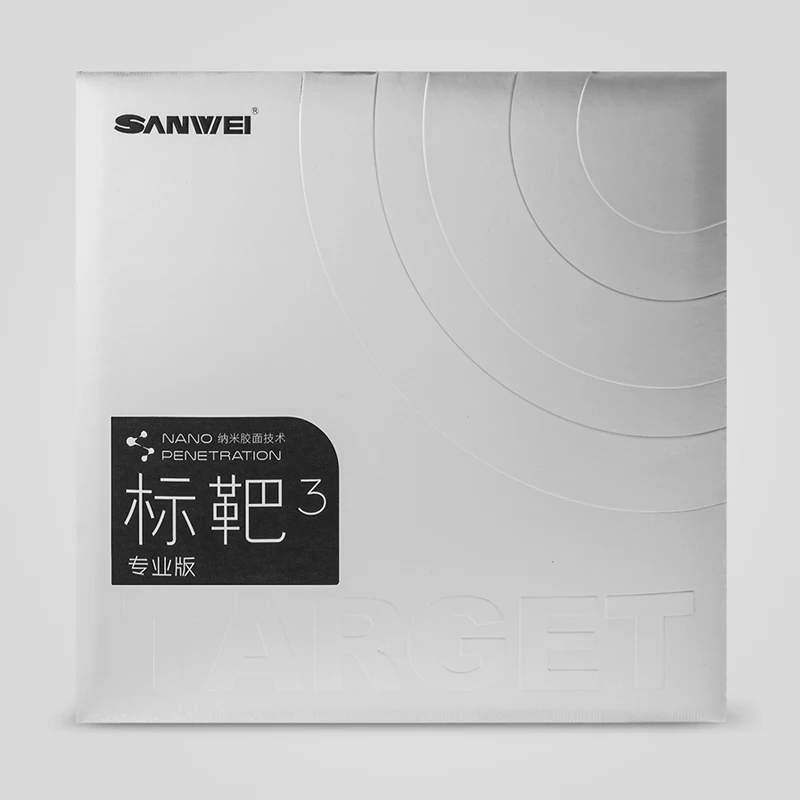 

SANWEI TARGET 3 PRO Table Tennis Rubber Forehand Loop Offensive AU Golden Backhand Control Ping Pong Sponge