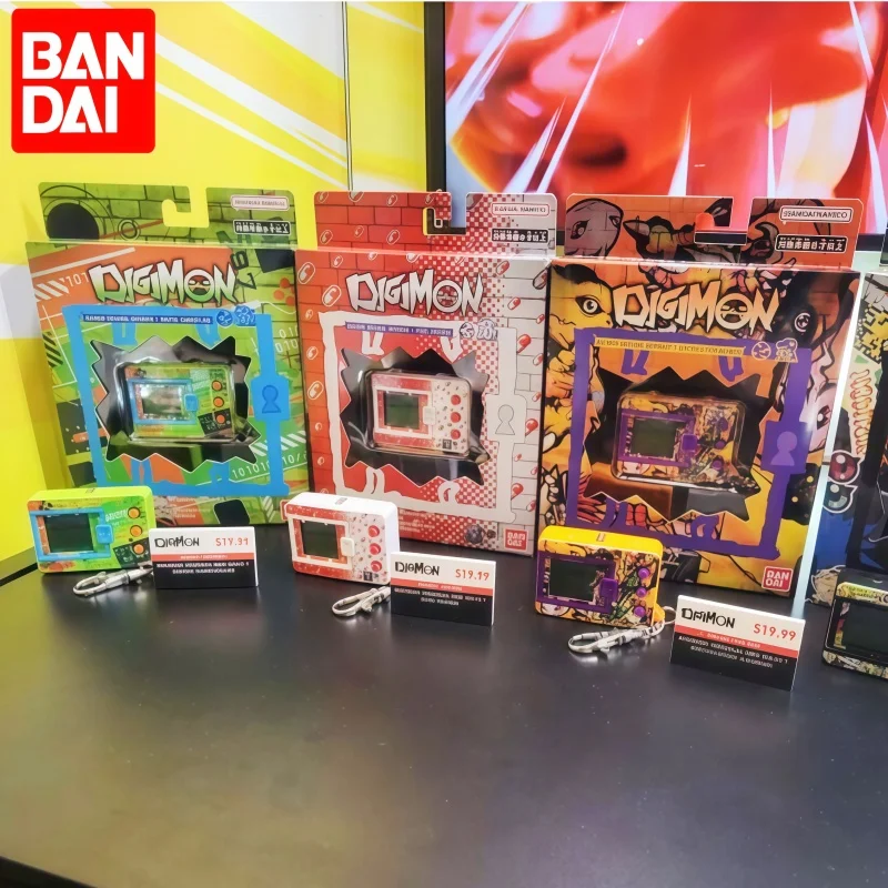 

Портативная игрушка-гаджет Bandai Namco Digimon Digivice Original New Wave 1 Agumon Digital Monster Raising Virtual — подарок для фанатов аниме
