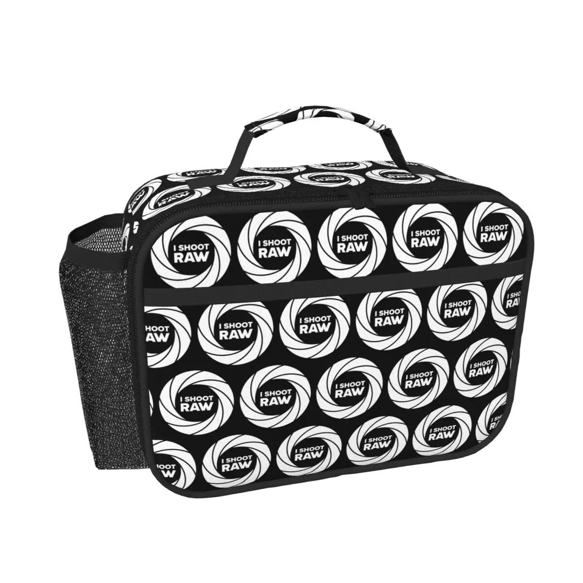 I Shoot Raw Insulated Lunch Bag for Women Children Portable Food Boxes Thermal Lunch Box Tote