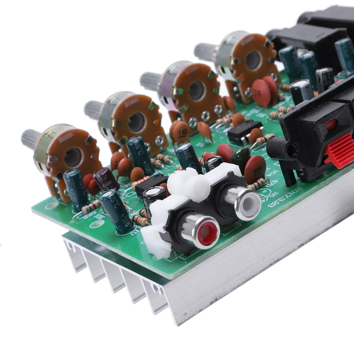 Tda8944 2.1 Amplifier Board Audio 30X2W Sound Amplifier Tone Board Dc12V With Microphone