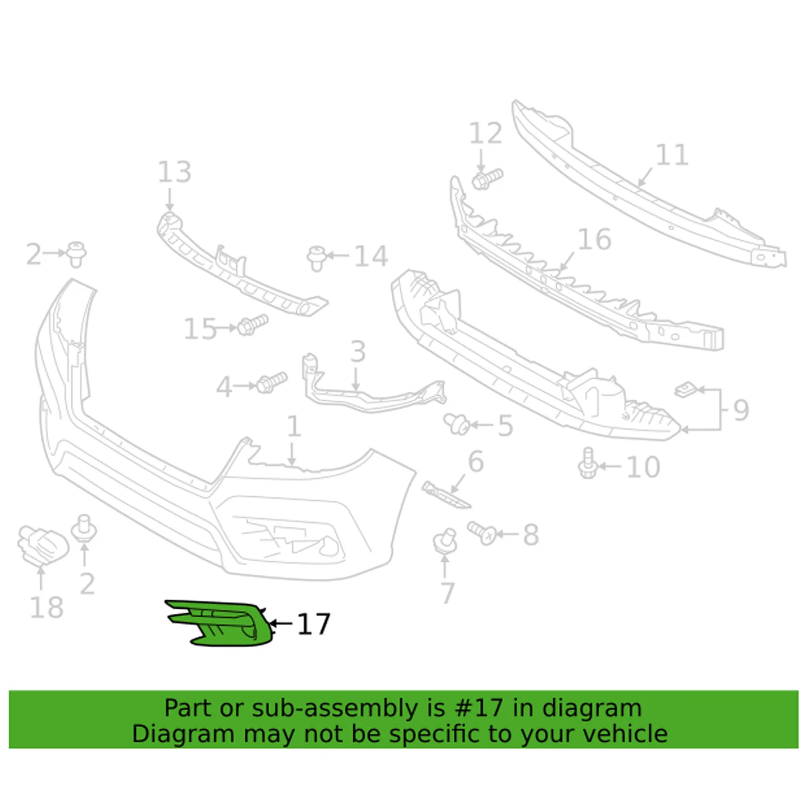 Fog Lamp Bezel Cover Water Resistant Chrome Strip Fog Light Bezel Cover Trim For Ascent 2019 To 2022 Left: 57731XC03A