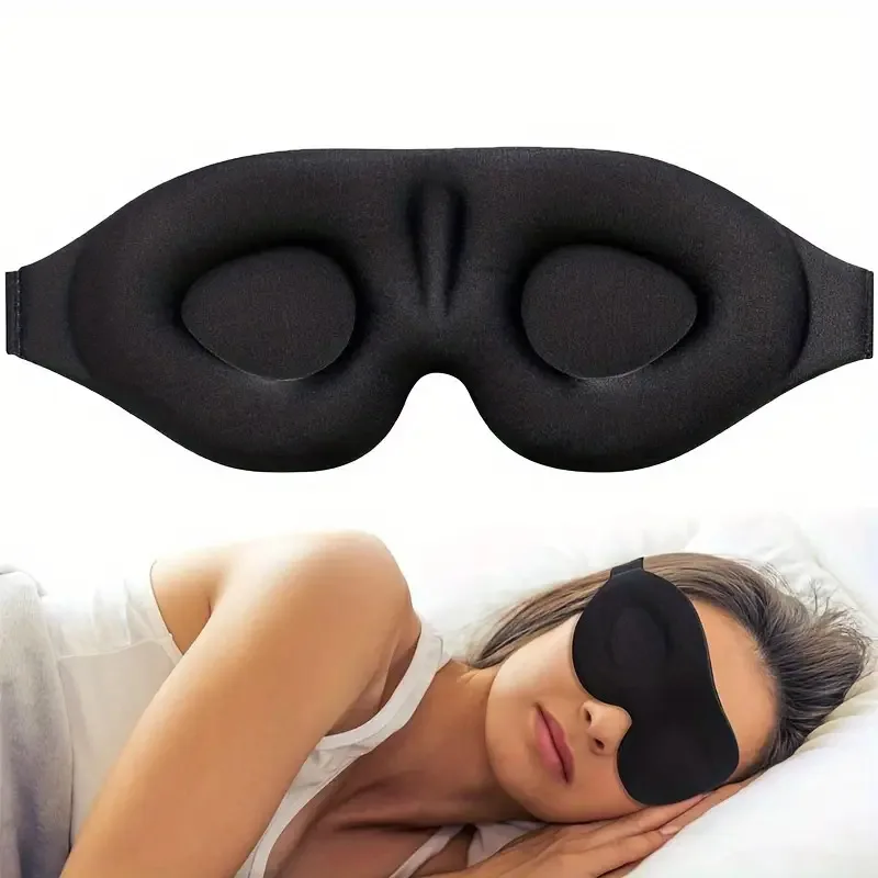 

Ergonomic Unidentified Gender Zero Pressure 3D Sleep Mask - Concave Light Blocking Eye Mask for Side Sleepers